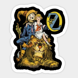 Dorothy, The Scarecrow & The Cowardly Lion, Wizard Of Oz Sticker